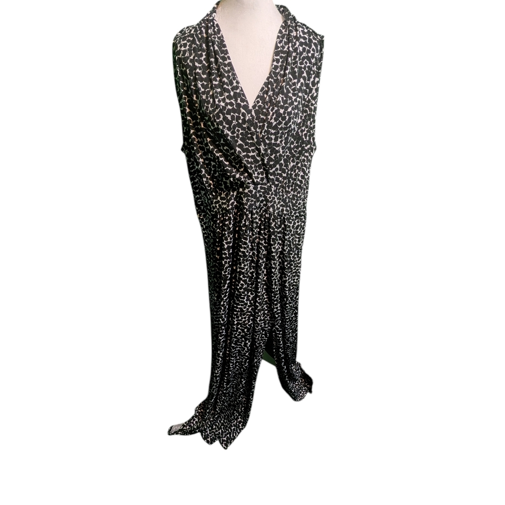 MICHAEL Michael Kors Black and White Maxi Dress